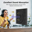 Load image into Gallery viewer, TONOR 12 Pack Self-Adhesive Acoustic Foam Panels, 3D Pyramid Designed Sound Panels