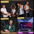Load image into Gallery viewer, TONOR 12 Pack Self-Adhesive Acoustic Foam Panels, 3D Pyramid Designed Sound Panels
