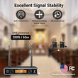 Laden Sie das Bild in den Galerie-Viewer, TONOR TW822 UHF Wireless Microphones System with Headset/Lavalier Lapel Mics, Bodypack Transmitter, Receiver