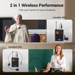 Load image into Gallery viewer, TONOR TW621 UHF Wireless Microphone System with Headset Mic/Lavalier Lapel Mic, Recording Live Performance PA Speaker