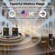 Laden Sie das Bild in den Galerie-Viewer, TONOR TW632 UHF Wireless Microphone System with Dual Headset Microphones/Lavalier Lapel Mics