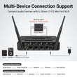 Laden Sie das Bild in den Galerie-Viewer, TONOR TW360 Wireless Microphone System with 4x10 Channel Cordless Handheld Microphone