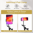 Load image into Gallery viewer, TONOR T35 Microphone Stand with Tablet Holder, Tripod Boom Arm for Floor