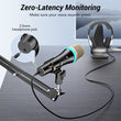 Load image into Gallery viewer, TONOR TD310+ USB Dynamic Microphone for Podcast Gaming Microphone with Quick Mute and Boom Arm Compatible