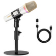 Laden Sie das Bild in den Galerie-Viewer, TONOR TD310 USB dynamic microphone with RGB, compatible with PC/mobile phone TypeC