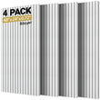 Laden Sie das Bild in den Galerie-Viewer, TONOR 4-pack double-layer acoustic panels, large self-adhesive wall panels