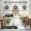 Load image into Gallery viewer, TONOR TW844 UHF Wireless Microphone System with Bodypack Transmitter, 4*10 Channels, 295ft Range