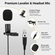 Load image into Gallery viewer, TONOR TW844 UHF Wireless Microphone System with Bodypack Transmitter, 4*10 Channels, 295ft Range