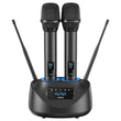 Load image into Gallery viewer, TONOR TW790 Rechargeable Wireless Microphone, Metal Dual UHF 328ft Range Handheld Microphone System