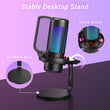 Laden Sie das Bild in den Galerie-Viewer, TONOR TC320 Gaming Microphone, USB Microphone with RGB/Gain Control