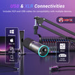Load image into Gallery viewer, TONOR TD520S+ XLR/USB Gaming Microphone Kit, RGB Dynamic PC Microphone
