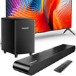 Load image into Gallery viewer, TONOR Smart TV Sound Bar for TV Speakers/PC/Mobile Phone, Works with HDMI ARC/Opt/AUX/USB