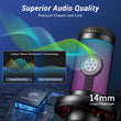 Load image into Gallery viewer, TONOR TC310+ RGB Condenser Mic With Boom Arm