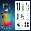 Load image into Gallery viewer, TONOR K20 Portable Bluetooth Speaker with 2 Wireless Microphones