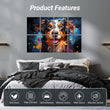 Load image into Gallery viewer, TONOR 8 Pack Art Acoustic Panel, Self-Adhesive Wall Panels, 16 * 12 * 0.4 Inches Sound Absorbing Panels