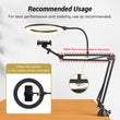 Load image into Gallery viewer, TONOR TRL-20 Pro Overhead Ring Light Kit, 10" Ringlight with Heavy Duty Boom Arm and Phone Holder, Adjustable Angle