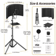 Load image into Gallery viewer, TONOR T60 Isolation Shield Pack for Mic, High Density Absorbent Foam Shield with Pop Filter & Tripod StandPanels