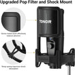 Laden Sie das Bild in den Galerie-Viewer, TONOR TC40 USB Condenser Microphone