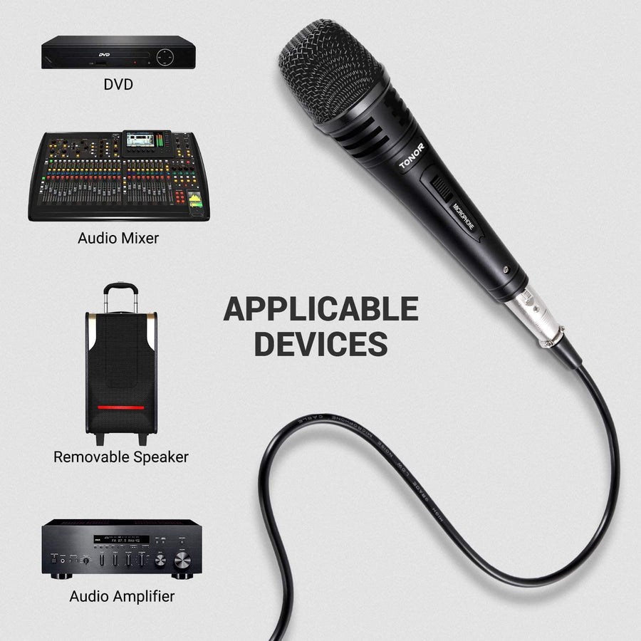TONOR Dynamic Karaoke Microphone (Model Number: TN120492BL)