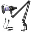 Laden Sie das Bild in den Galerie-Viewer, TONOR TC30S+ RGB USB Condenser Microphone Kit
