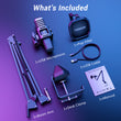 Laden Sie das Bild in den Galerie-Viewer, TONOR TC30S+ RGB USB Condenser Microphone Kit