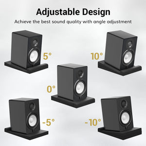 TONOR Studio Monitor Acoustic Speaker Isolation Pads, High Density Sound Baffle for Most 5 Inch Speakers