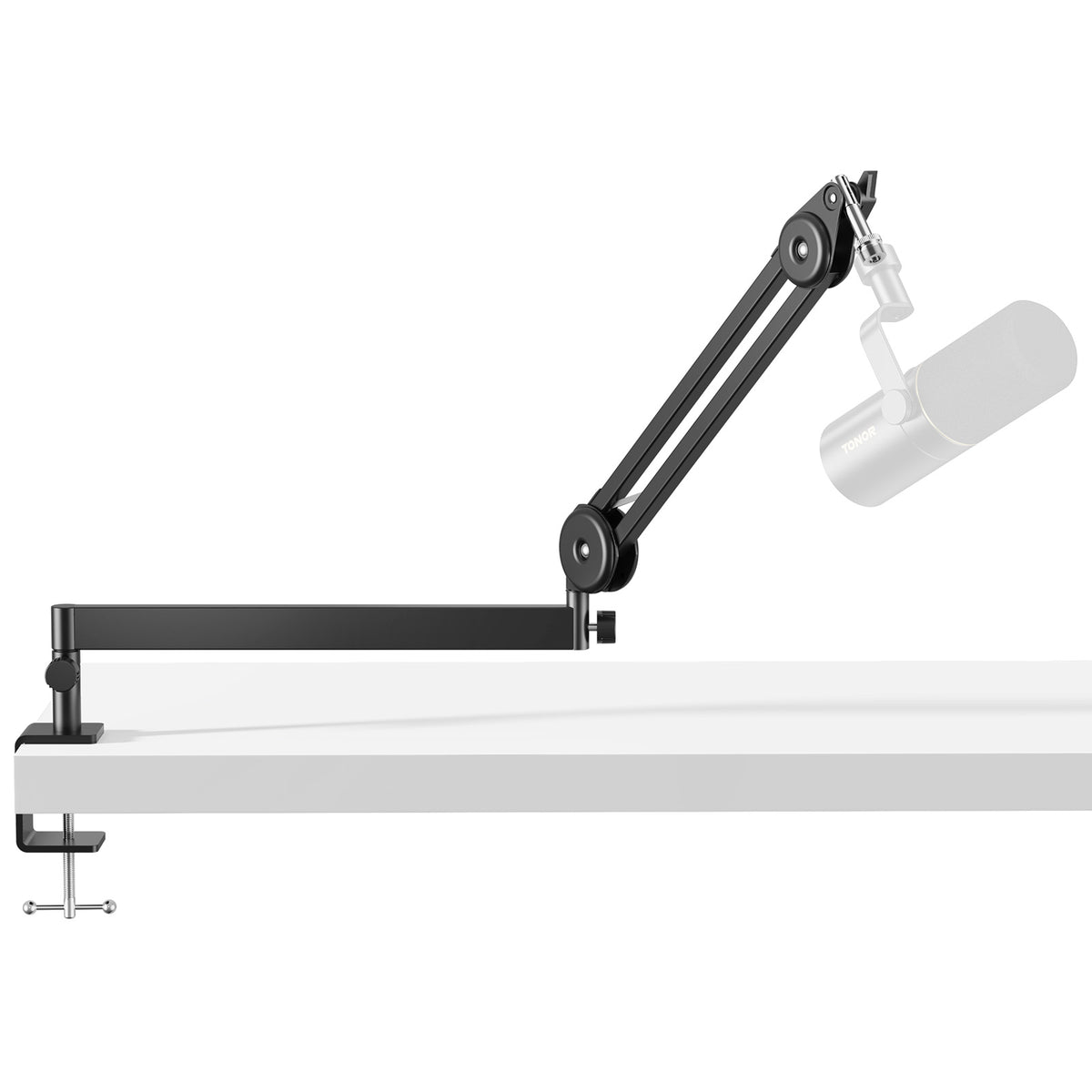 T40LP Microphone Boom, Low Profile Microphone Arm, Fully Adjustable ...