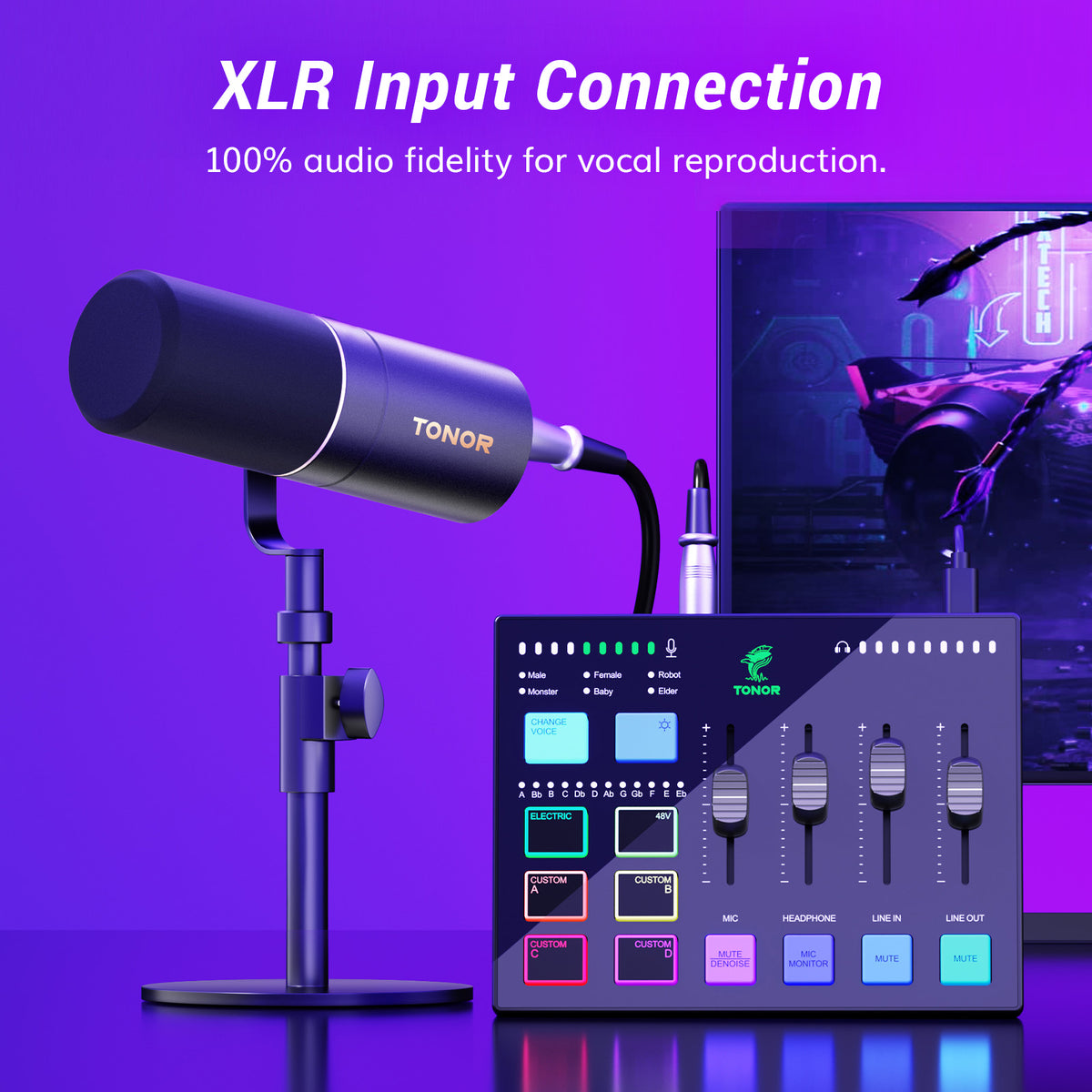 TX310 Gaming Audio Interface TONOR Tx310 gaming audio interface tonor
