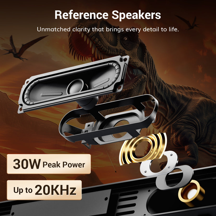 TONOR Smart TV Sound Bar for TV Speakers/PC/Mobile Phone, Works with HDMI ARC/Opt/AUX/USB