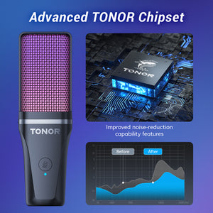 TONOR TC-777 PRO RGB USB Condenser Microphone