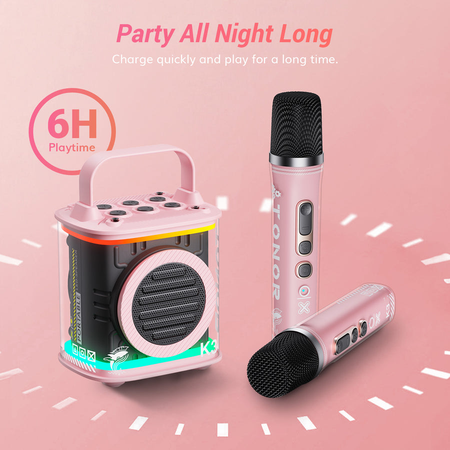 K3 Portable Karaoke Machine - TONOR