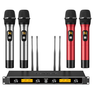 TONOR TW-840 Four Wireless Microphones