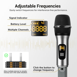 TONOR TW-840 Four Wireless Microphones