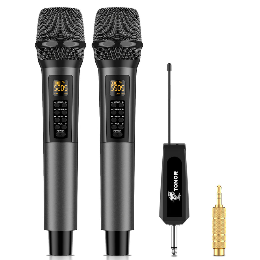 TONOR TW525 Wireless Microphone With Treble/Bass/Echo