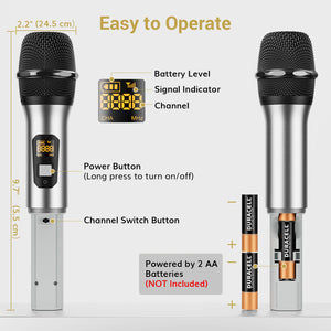 TONOR TW-820 Dual Wireless Microphone