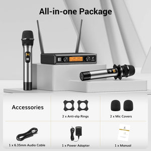 TONOR TW-820 Dual Wireless Microphone