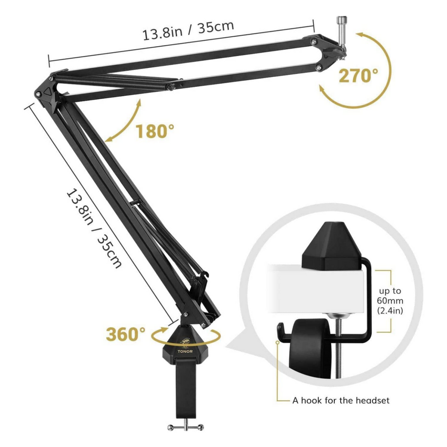 TONOR TC-2030 USB Microphone Kit
