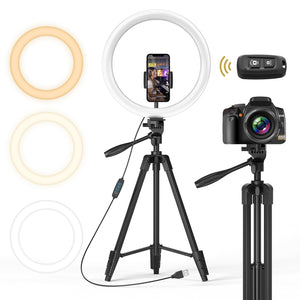 TONOR 12'' Selfie Ring Light with Tripod Stand TRL-20