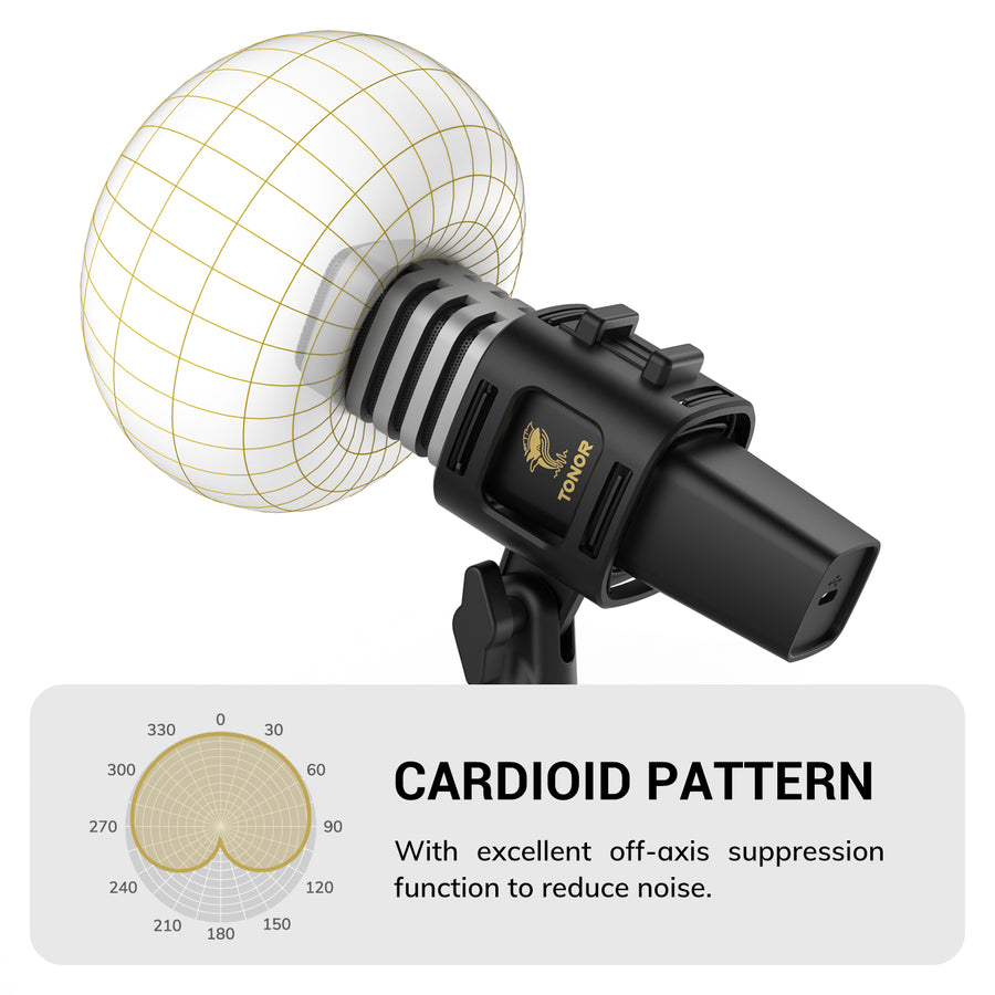 TONOR USB Microphone, Cardioid Condenser Computer PC Mic with Tripod S –  Infyniti Home