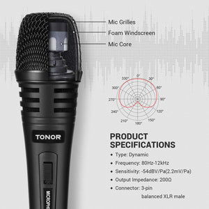 TONOR Dynamic Karaoke Microphone