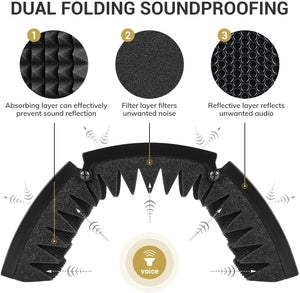 TONOR Microphone Isolation Shield