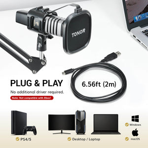 TONOR TC30+ USB Microphone Kit