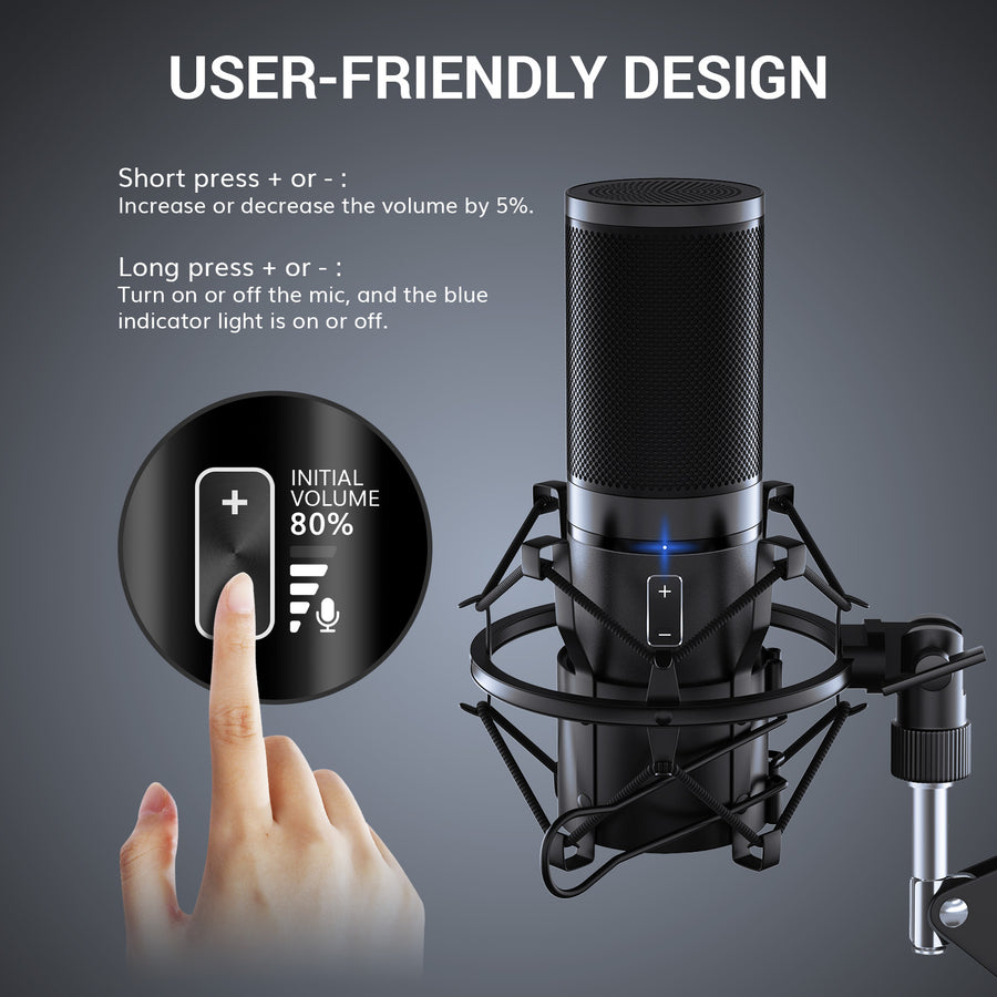 TONOR Q9 USB Condenser Microphone